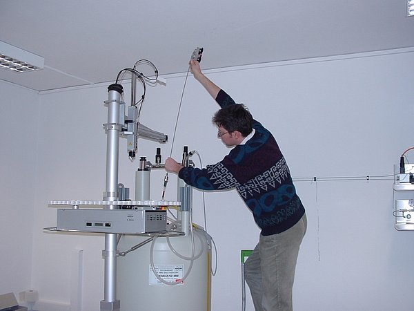 Vorbereitung einer NMR-Untersuchung